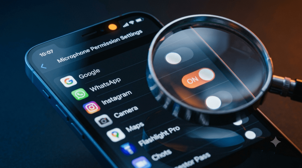 microphone permission, ambient audio scanning, ultrasonic tracking, third-party SDKs, data brokers, app privacy